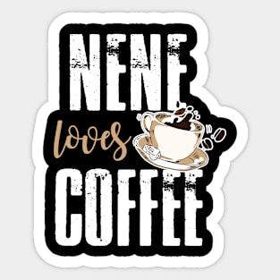 Nene Loves Coffee Sticker